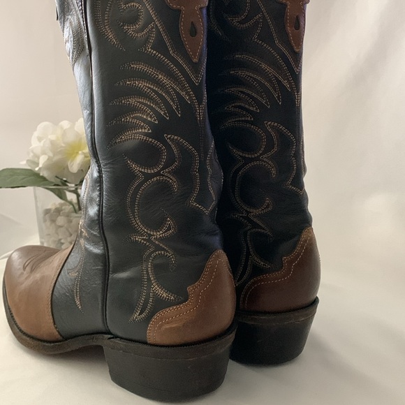 🔥BOULET MEN’S TWO-TONE WESTERN LEATHER BOOTS🔥 - Picture 13 of 15